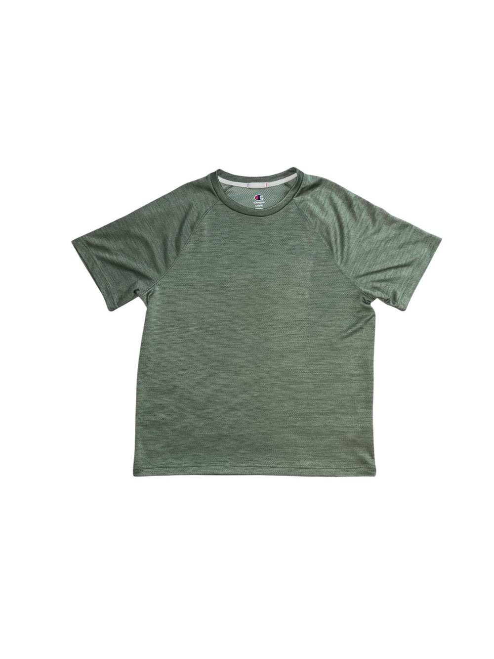 Champion Light Green Short Sleeve Performance Tee Mens Size Large Quick Dry Top